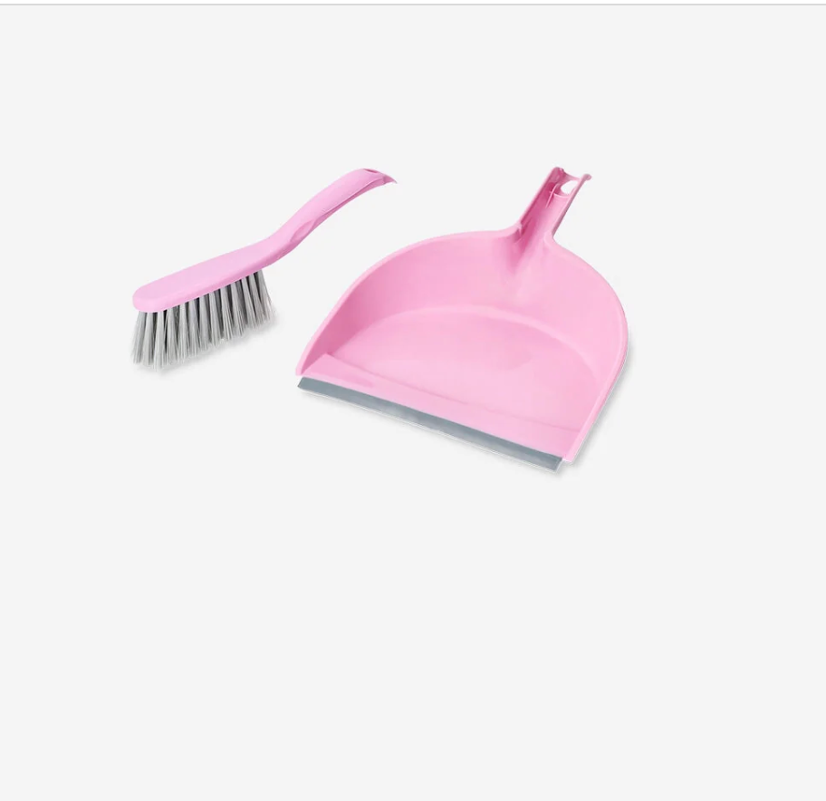 Dust Brush & Dustpan Set – Compact Quick-Clean Sweep Set