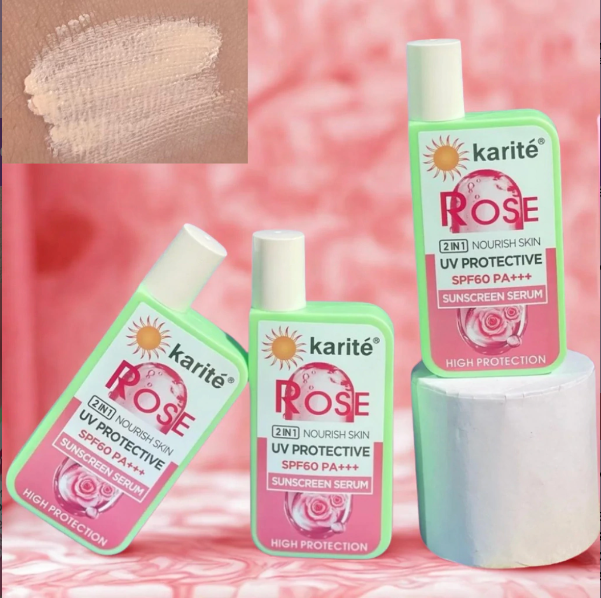 Karité Rose 2-in-1 Nourish Skin UV Protective Sunscreen Serum SPF60 PA+++