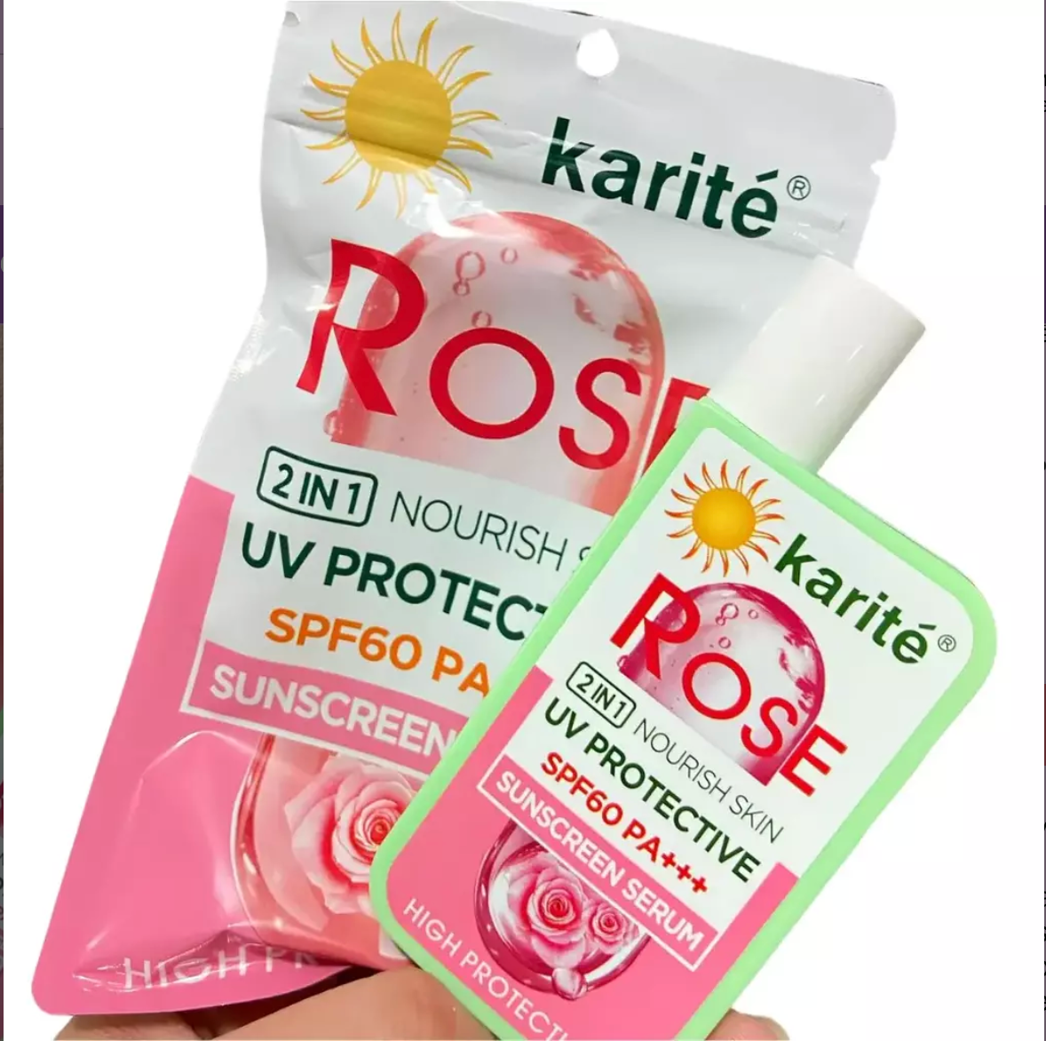 Karité Rose 2-in-1 Nourish Skin UV Protective Sunscreen Serum SPF60 PA+++