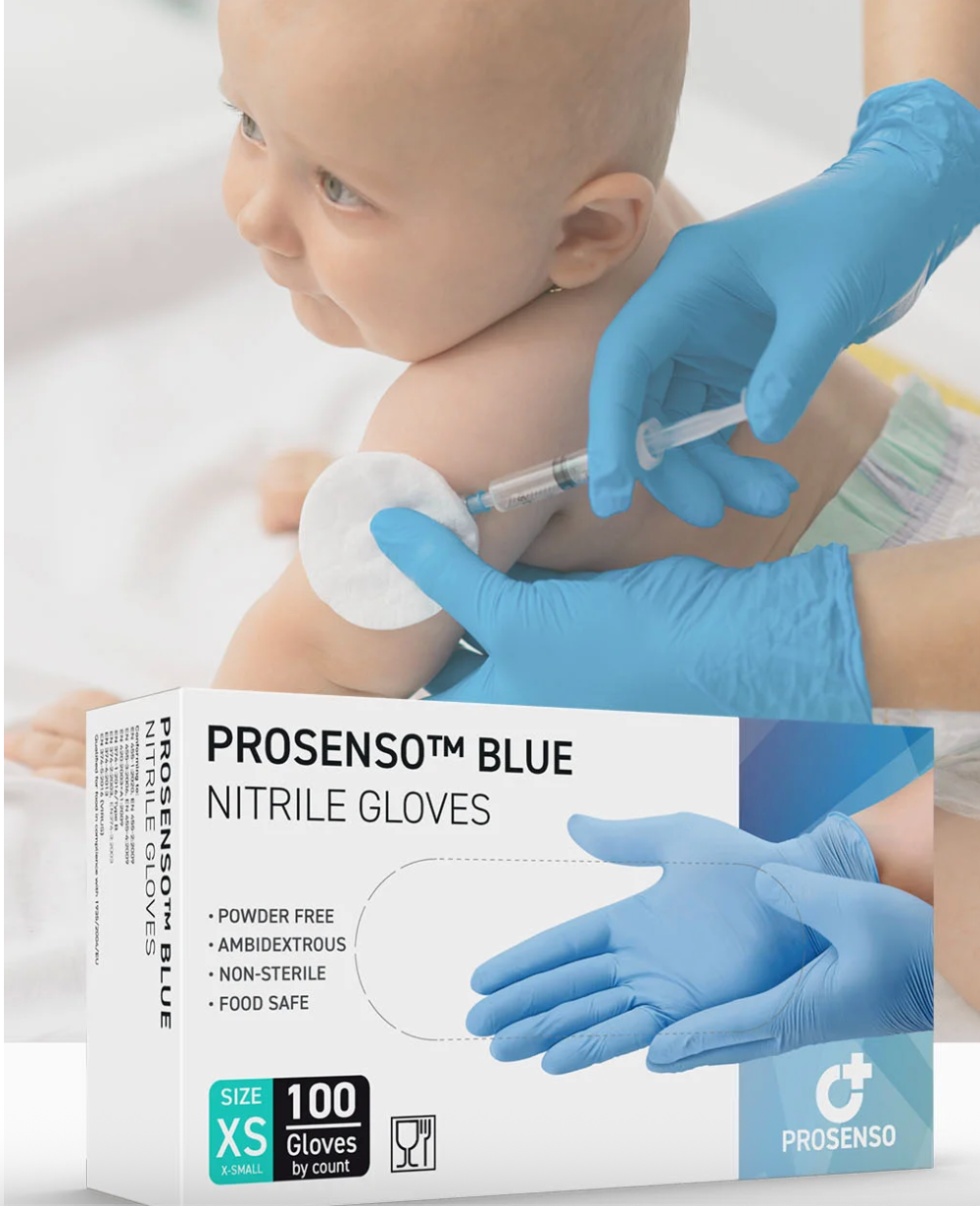 PROSENSO™ BLUE Nitrile Gloves