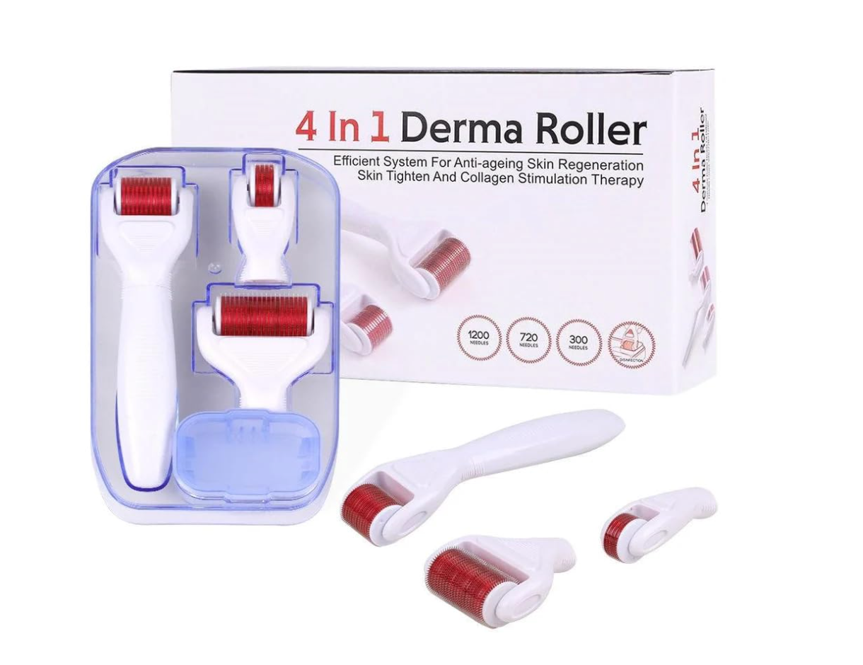 4-in-1 Derma Roller Microneedling Kit