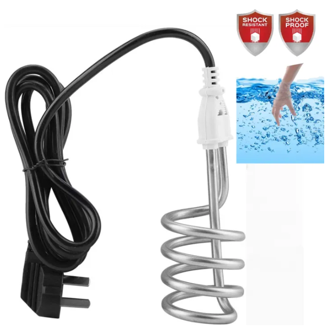 Portable Electric Immersion Water Heater 2000W — Fast Boil, Shock Proof