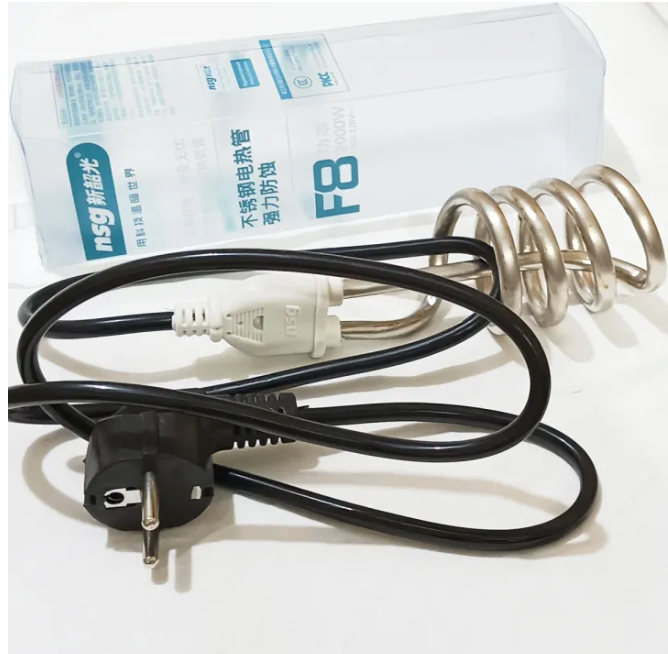 Portable Electric Immersion Water Heater 2000W — Fast Boil, Shock Proof