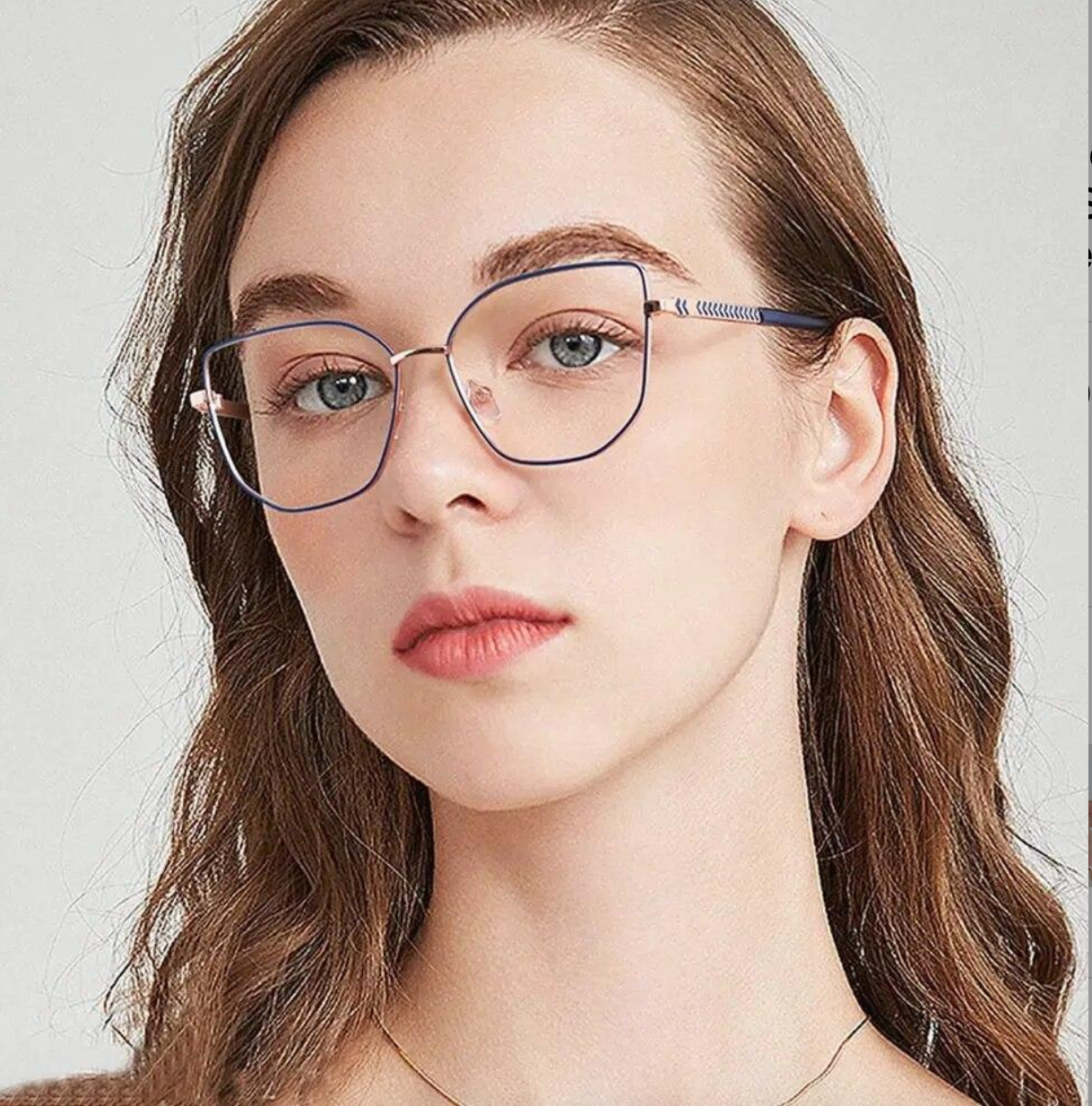 Fashion Blue Light Blocking Eyeglasses — Anti Screen Fatigue Cat Eye Metal Frame | Multiple Colours