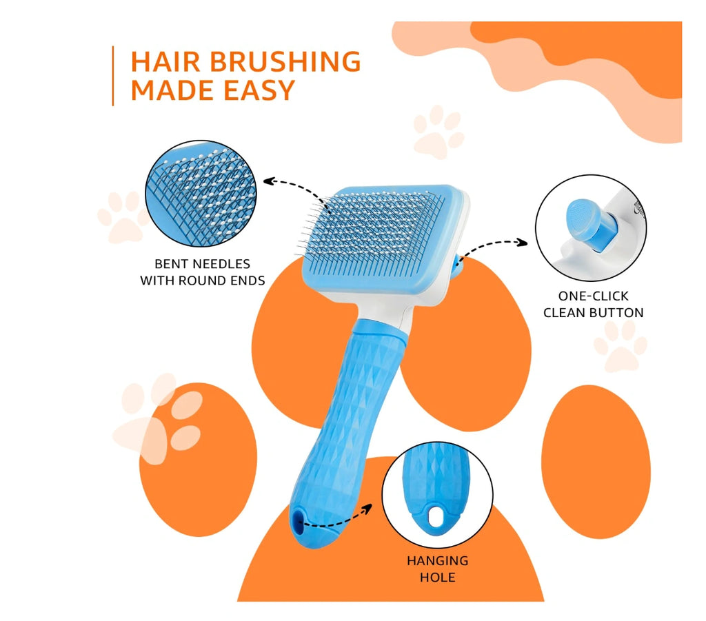 Self-Cleaning Slicker Pet Brush
