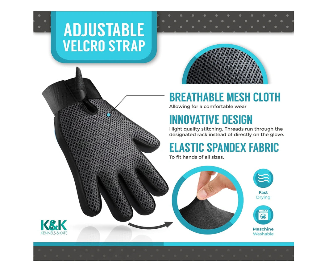 Pet Grooming and Deshedding Glove