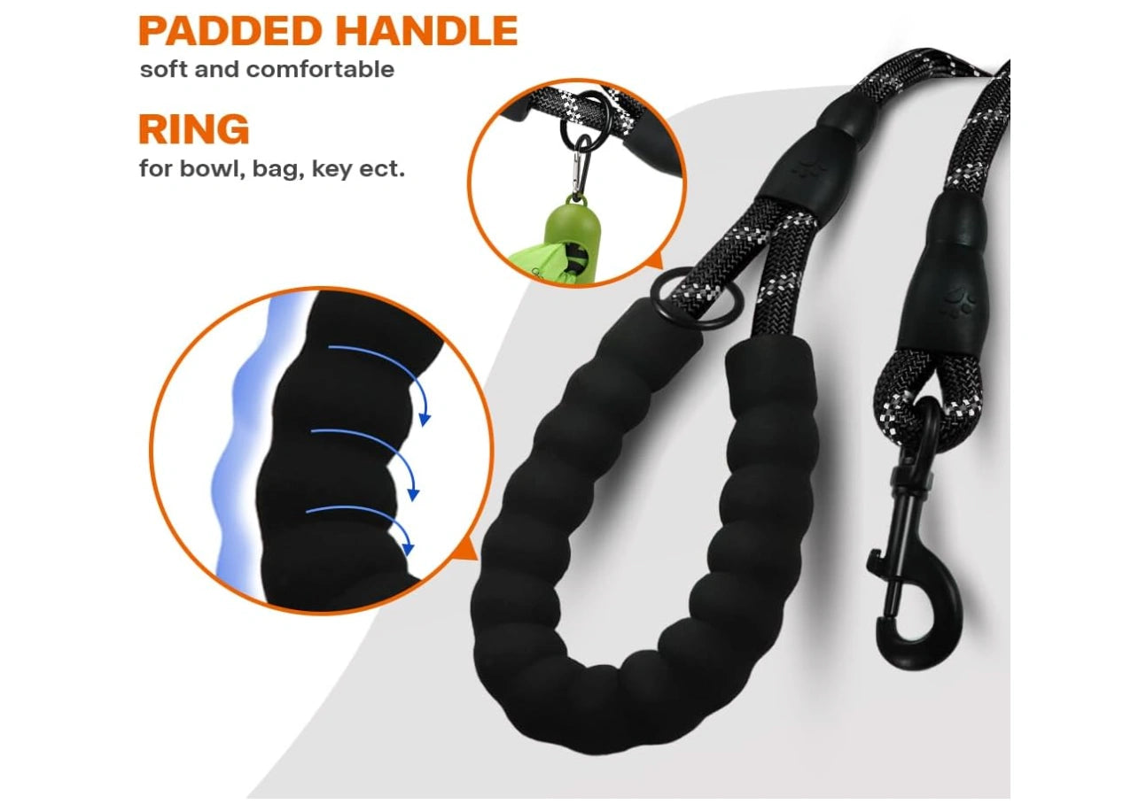 Heavy Duty Reflective Rope Dog Leash