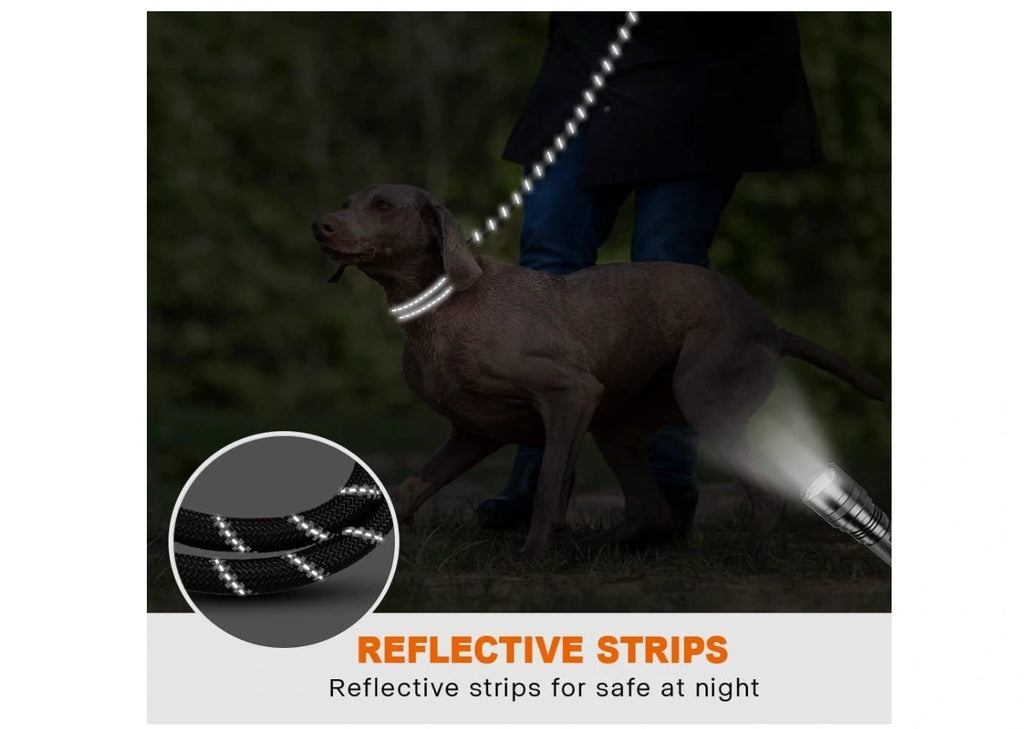 Heavy Duty Reflective Rope Dog Leash