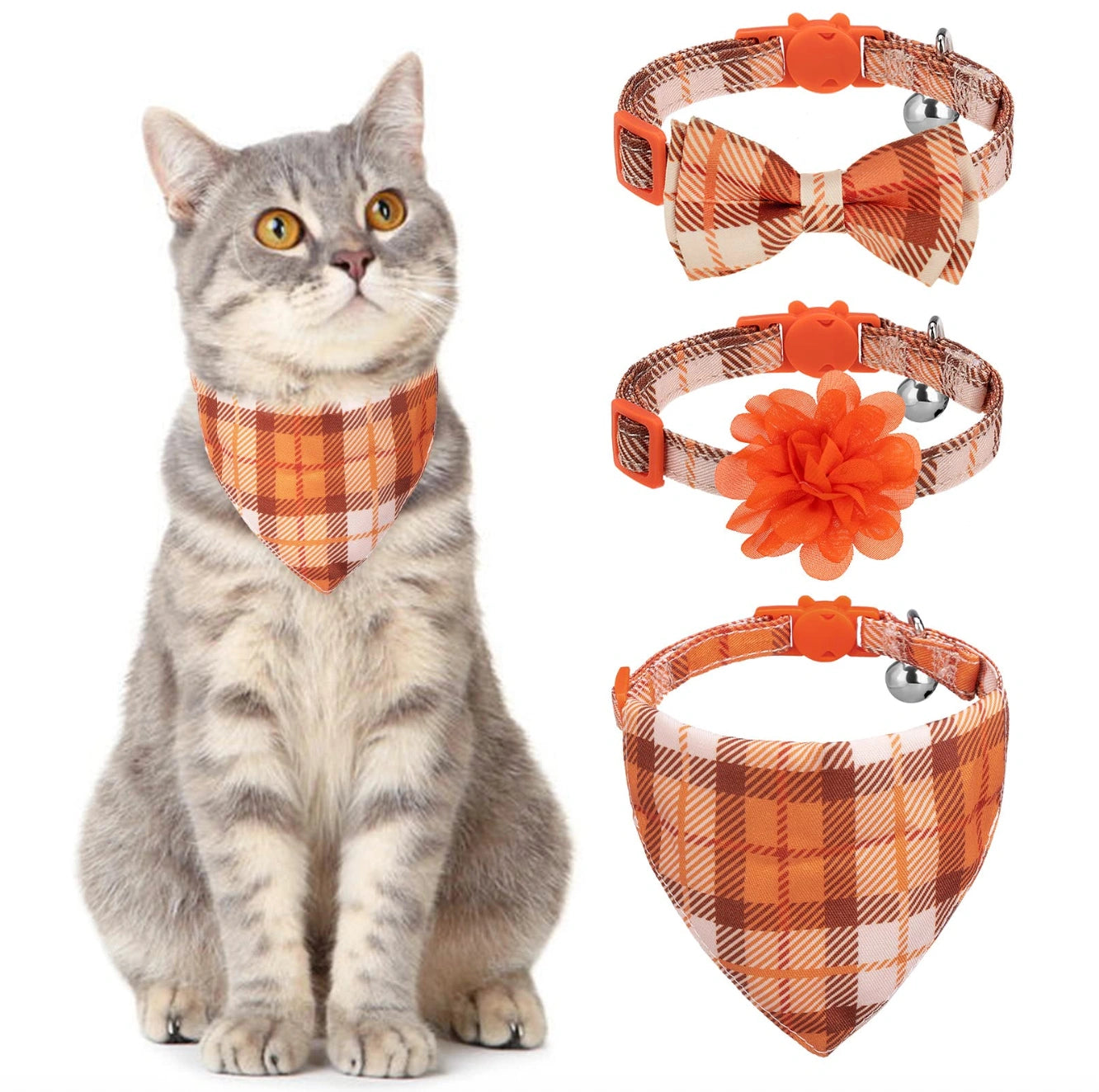 VKPETFR Breakaway Cat Collar Set
