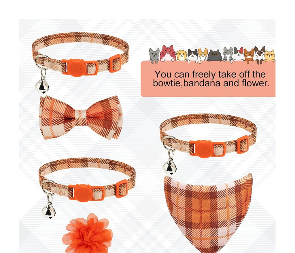 VKPETFR Breakaway Cat Collar Set