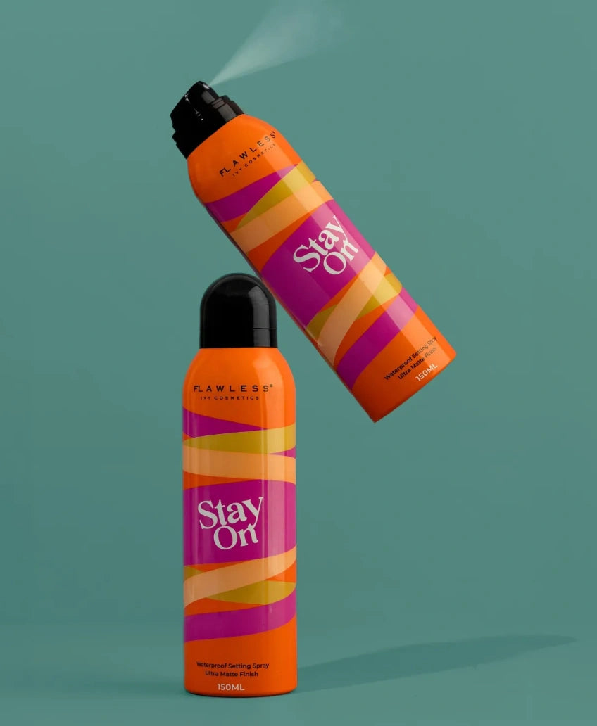 Flawless Ivy Cosmetics Stay On Waterproof Setting Spray