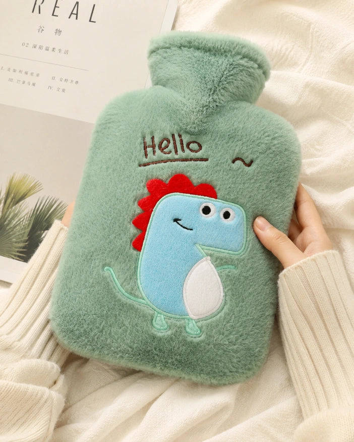 Cozy Comfort Plush Hot Water Bottle