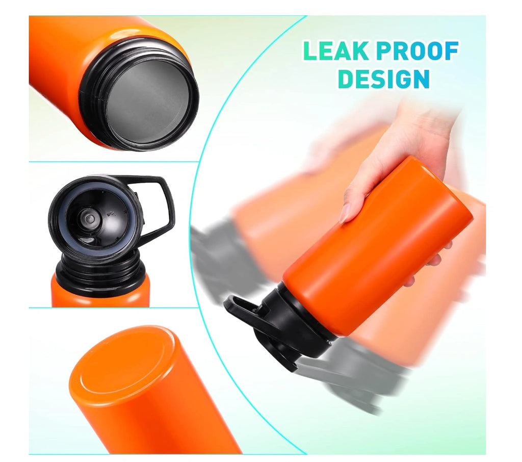 Durable Aluminum Sports Water Bottle (Flip-Top Lid)