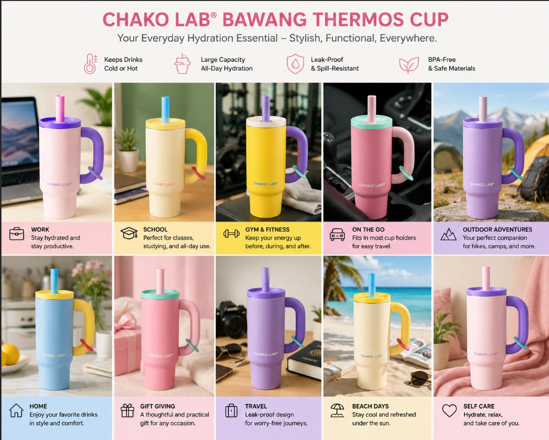 Chako Lab Bawang Smart Thermos Cup