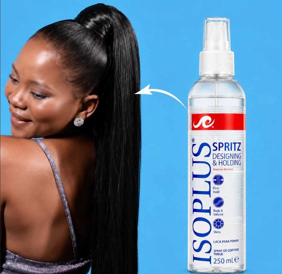 Isoplus® Designing & Holding Spritz (250 mL / 8.5 fl. oz. bottle).