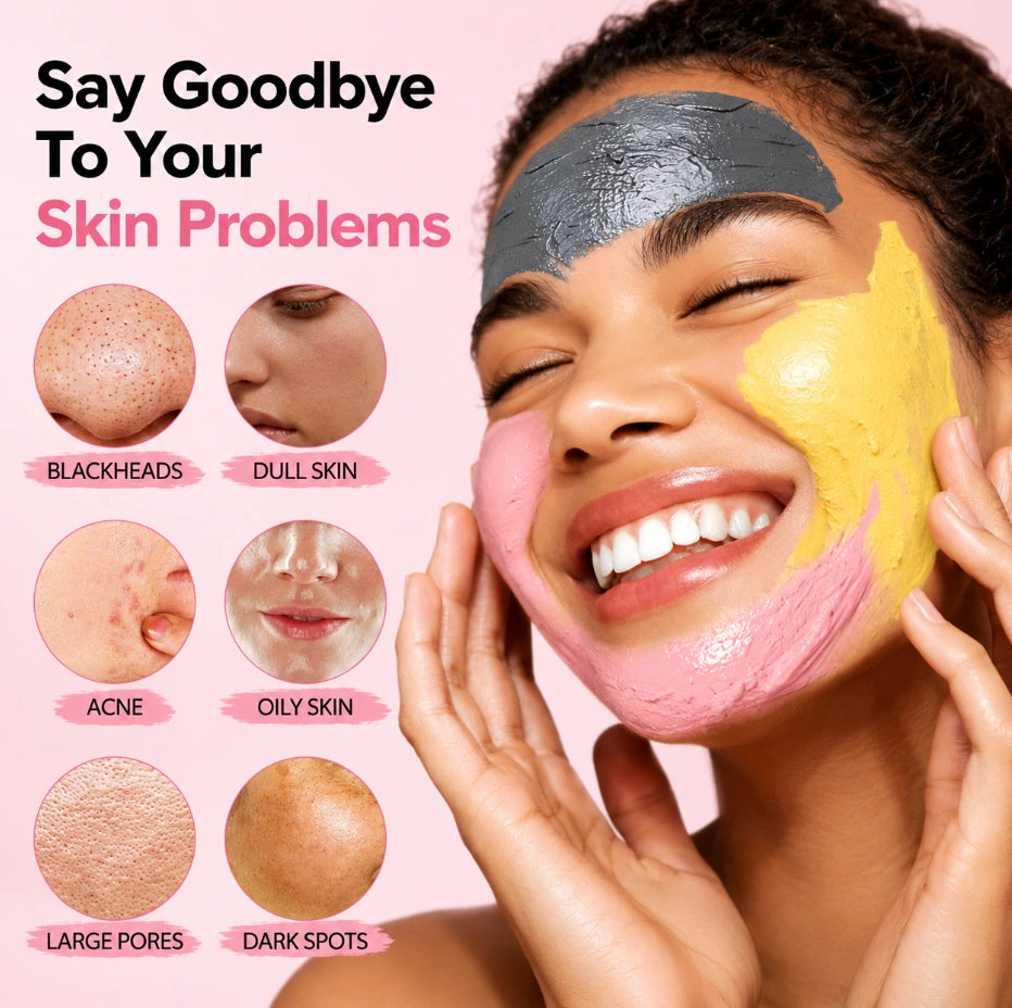 GuanJing Natural Care Turmeric Clay Mask (Plant Extracts Complex).