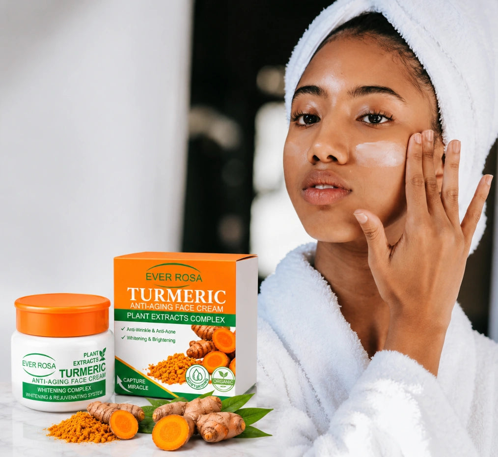 Ever Rosa Turmeric Anti-Aging Face Cream (Plant Extracts Complex).