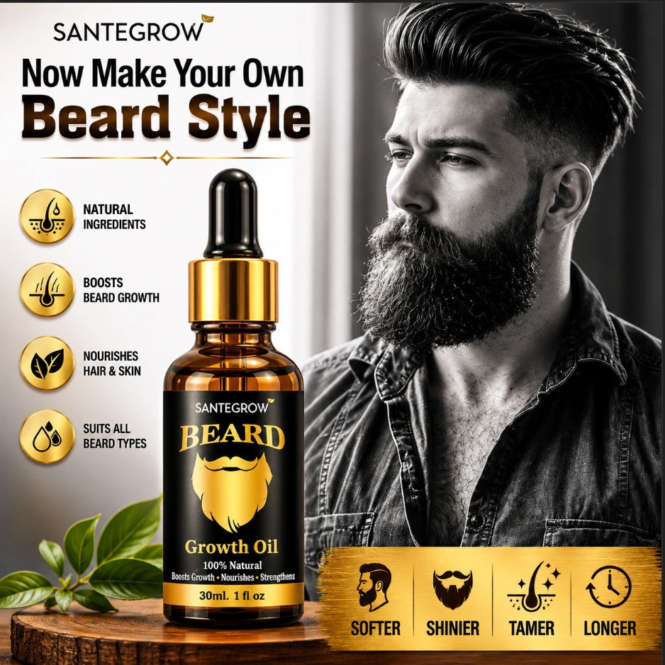 100% Natural Organic Beard Oil (The Best for Your Beard).