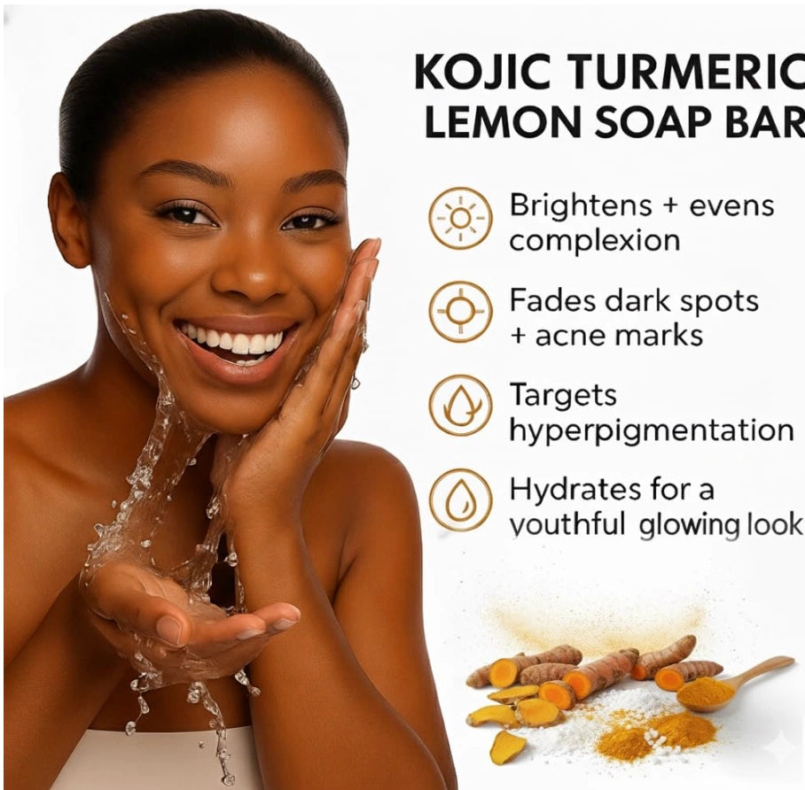 Turmeric and Kojic Acid Skin Brightening Soap