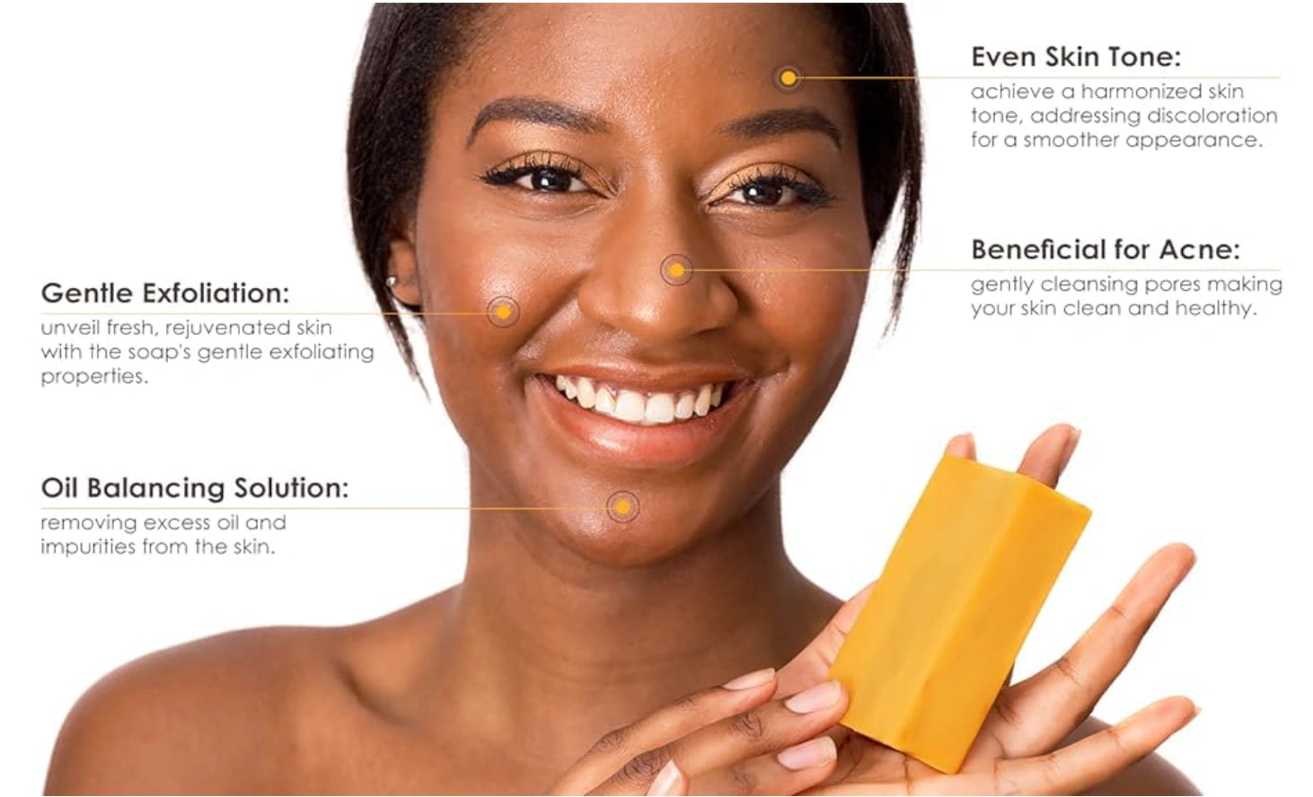 Turmeric and Kojic Acid Skin Brightening Soap