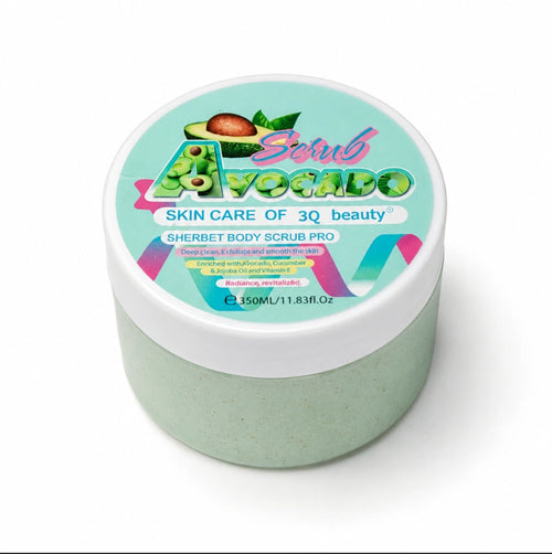 3Q Beauty Avocado Perfect Body Scrub Pro
