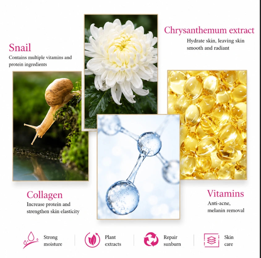 Kiss Beauty Collagen Snail Soothing Moisturising Gel