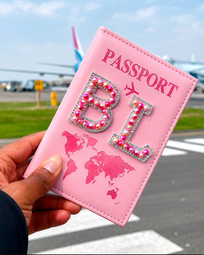 Marble Pattern PU Leather Passport Cover / Travel Wallet