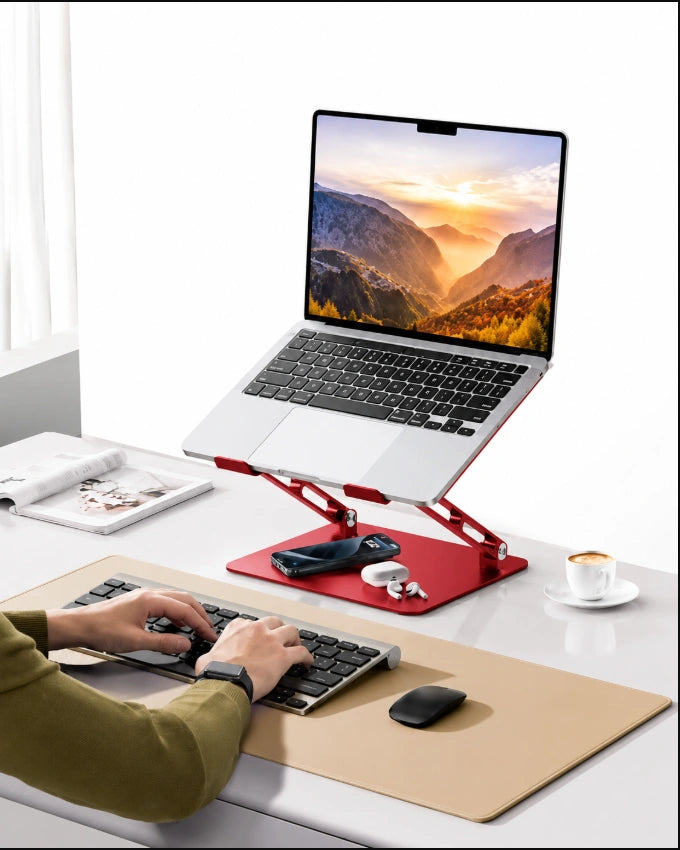 Adjustable Aluminum Ergonomic Laptop Stand