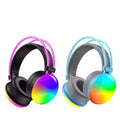 RGB wireless Bluetooth gaming headphones